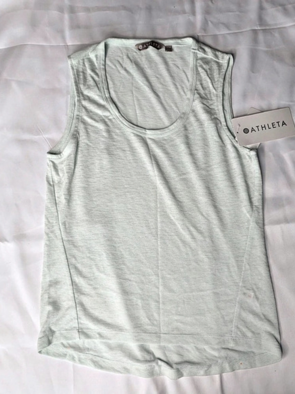 Athleta Breezy Muscle-SPM Modal Tank Top in Green Size XXS NWT
